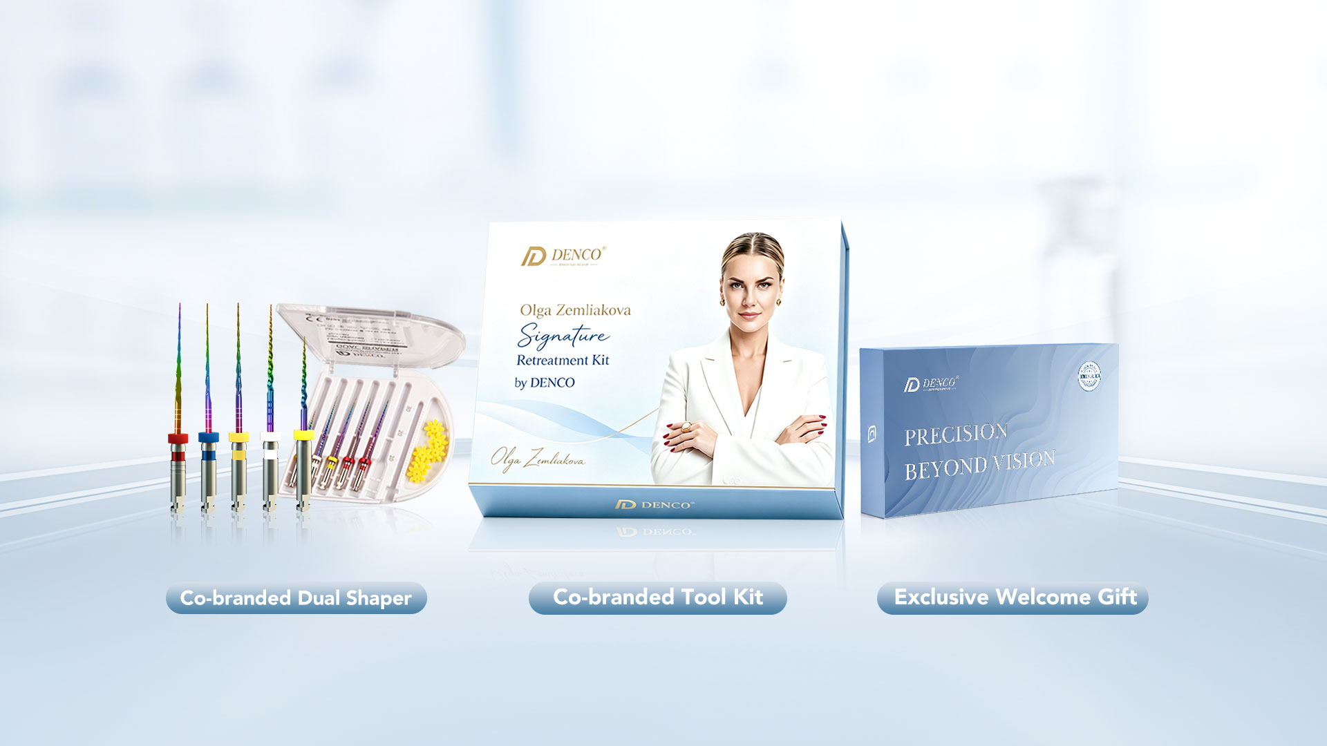 USD 399 ticket package includes co-branded dual shaper, co-branded tool kit, and exclusive welcome gift